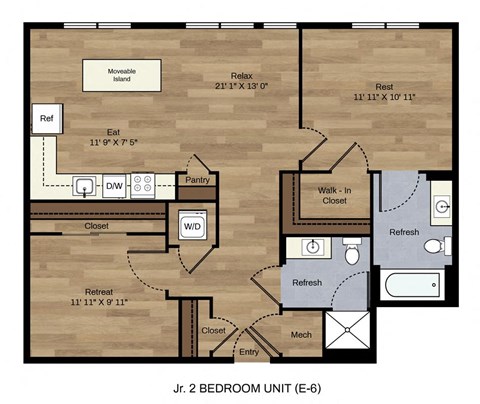 Two Bedroom Two Bath